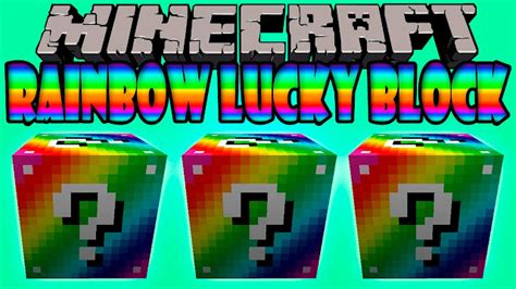 Minecraft Epico Mod Rainbow Lucky Block