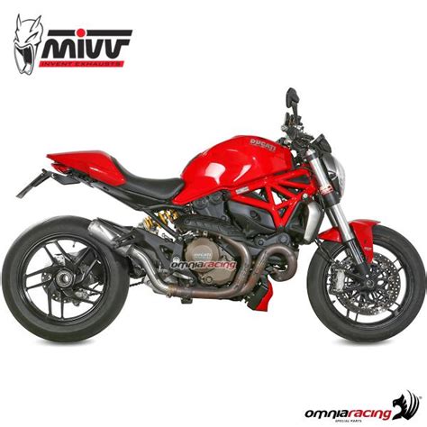 Terminale Scarico Mivv MK3 Racing Acciaio Ducati Monster 821 1200