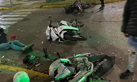 Conducía Borracha Y Atropelló A Cinco Motociclistas Uno Está Gravísimo