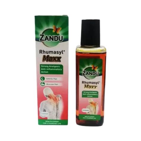 Buy Zandu Rhumasyl Maxx Liniment - Ingredients & Dosage