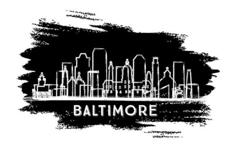 Baltimore Skyline Vector Art, Icons, and Graphics for Free Download