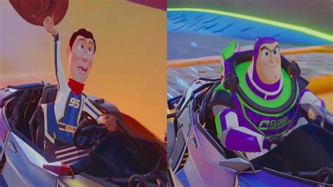 Woody Vs Buzz Lightyear Disney Speedstorm To Infinity And Beyond