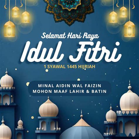 10 Kartu Ucapan Idul Fitri Minal Aidin Wal Faizin