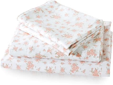 Amazon FADFAY Twin XL Pink Floral Sheets For College Girls Premium