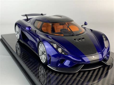 Frontiart Koenigsegg Regera Purple Blue Resin Model Car Frontiart