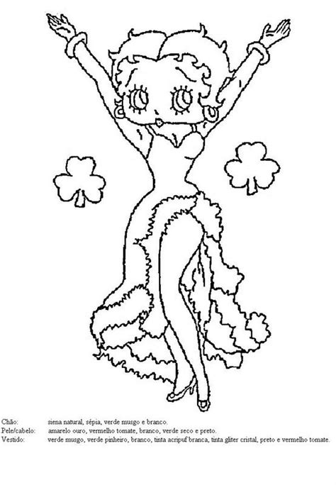 Betty Boop (Cartoons) – Free Printable Coloring Pages