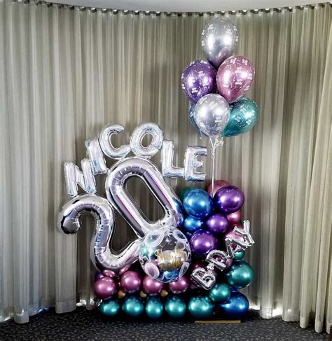 20th birthday party decorators near me - Balloons By Design