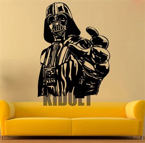 Creative Wall Decals Vinyl Stickers Darth Vader Star Wars Character