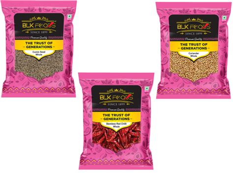 Blk Foods Kg Everyday Whole Spice Combo Pack Coriander Seed G