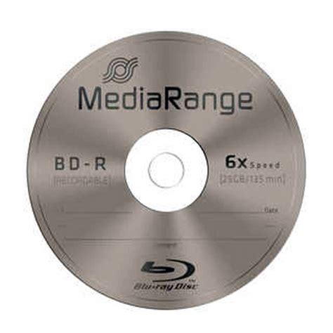 MediaRange Blu Ray Dual Layer 50 GB imprimée 6X 25 pièces ein