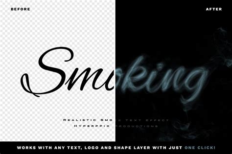 Realistic Smoke Text Effect Psd Text Style Hyperpix