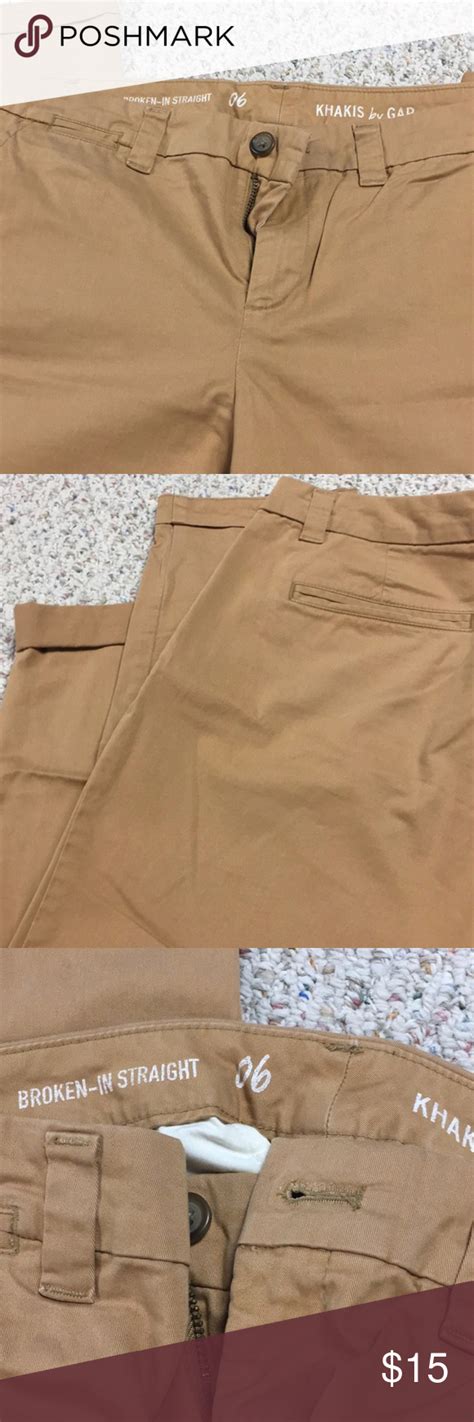 Gap Broken In Straight Khakis Khaki Gap Pants Women Shopping