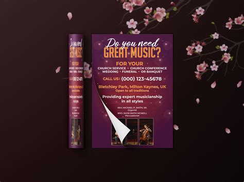 Music event flyer template design by MD JAHIDUL ISLAM on Dribbble