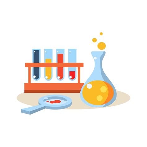 Premium Vector Chemistry Education Flat Design Colorful Vector Illustration