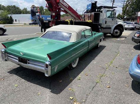 1963 Cadillac DeVille Convertible Green RWD Automatic Classic