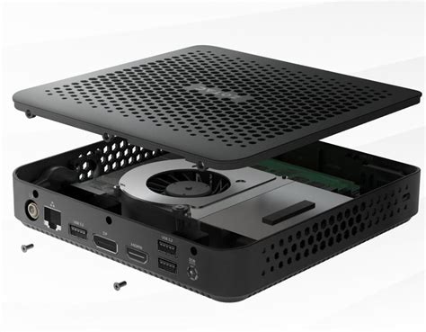 Zotac Debuts Zbox Edge Mi First Slimline Mini Pc To Pack N Alder