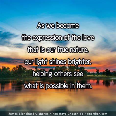 Becoming the Expression of Love - Inspirational Quote