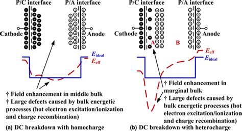 Diagram Of DC Breakdown Mechanism A DC Breakdown With Homocharge