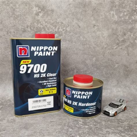 Nippon Nax Premila 9700 21 Top Coat Clear 1ltr Cw 210 2k Hardener 05ltr