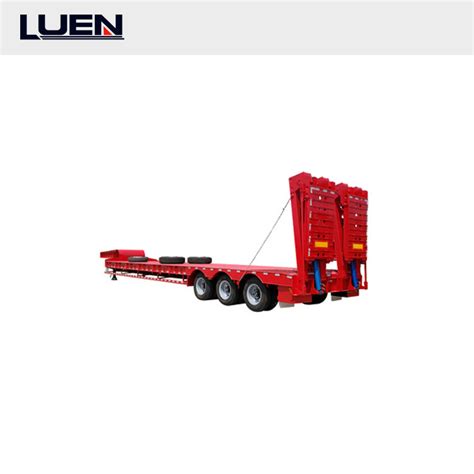 2021 Luen Best Load Capacity Transport Vehicle Gooseneck Low Bed Truck