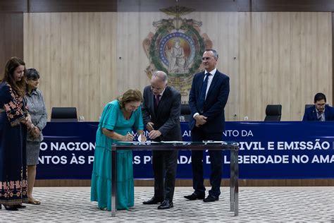 O Apoio Do Tjam Cnj Lan A A O Nacional De Identifica O Civil E