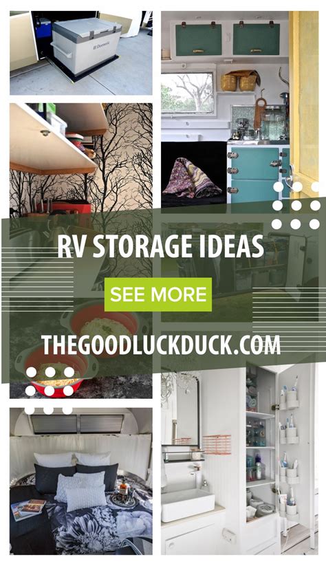 30+ Best RV Storage Ideas (Tips & Design Ideas) The Good Luck Duck