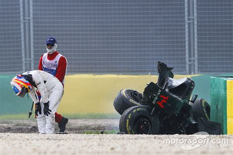 Gallery Fernando Alonsos Accident Sequence