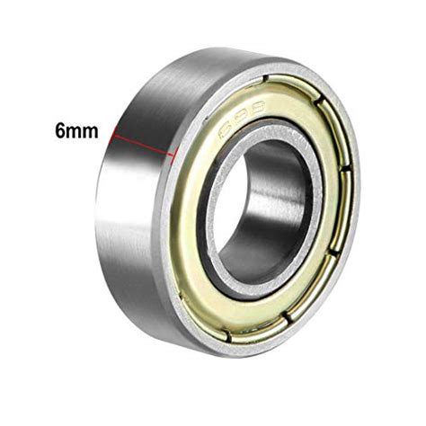 Snapklik Uxcell 699ZZ Deep Groove Ball Bearing Double Shield 699