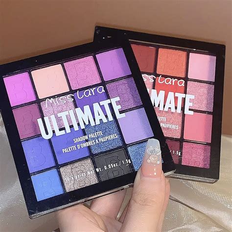 Miss Lara Colors Ultimate Shadow Palette Matte Glitter Purple