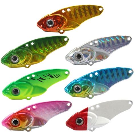 Opa New D Eyes Metal Vib Blade Lure Gewang Sebarau Sinking Vibration