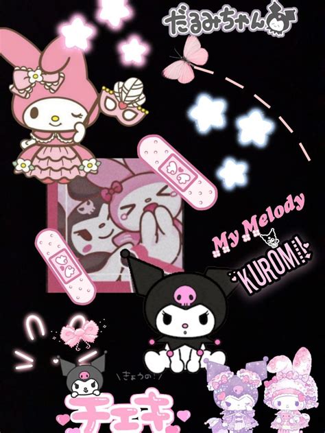 Kuromi & My Melody | Hello kitty iphone wallpaper, Hello kitty ...