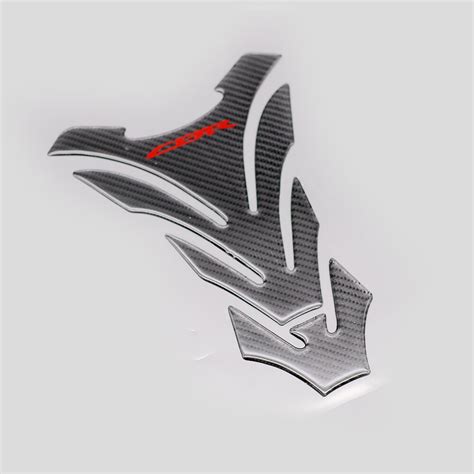 Motorcycle Cbr Logo Carbon Look Gas Oil Fuel Tank Pad Protector Sticker