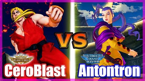 SFV CE CeroBlast Ken Vs Antontron Rose FT2 YouTube