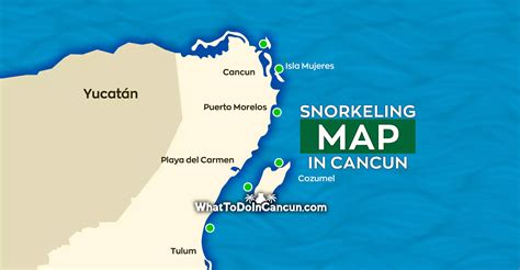 Download our Cancun Snorkeling Map for your Adventure