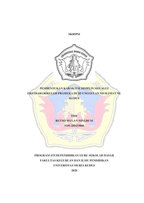 PDF SKRIPSI Eprints Umk Ac Ideprints Umk Ac Id 13845 1 Hal Judul