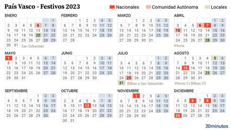 Calendario Laboral Estos Son Todos Los Festivos Y Puentes Del A O