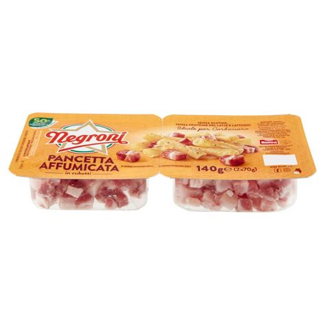 Negroni Pancetta Affumicata In Cubetti 2 X 70 G Everli