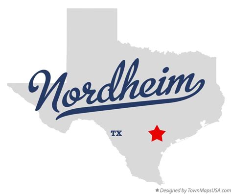 Map Of Nordheim Tx Texas