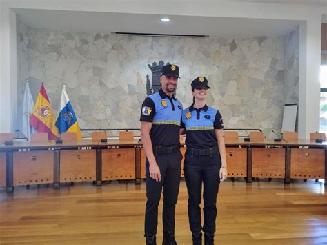 Dos nuevos agentes se incorporan a la Policía Local de Agüimes