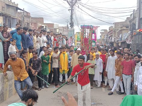 The Process Of Tajiya Burial Continued Throughout The Day Najr Was