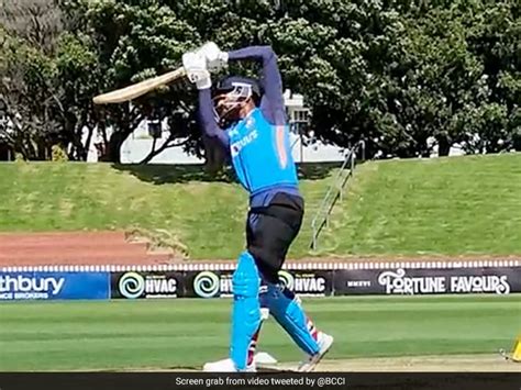 Hardik Pandya Led Team India Practice Power Hitting Ahead Of 1st T20i Vs New Zealand Watch