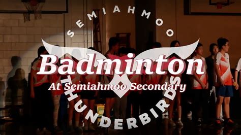 Badminton At Semiahmoo Secondary 2022 2023 Youtube