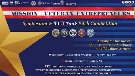 Mission Veteran Entrepreneurs VetTank Pitch Competition 2018 YouTube