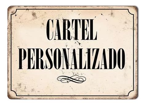 Carteles De Chapa Vintage Personalizado X De X O X Cuotas