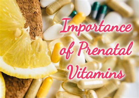 The Importance Of Prenatal Vitamins Three Lollies