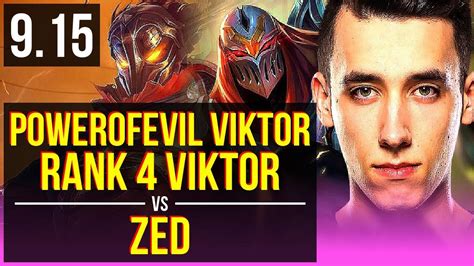 Powerofevil Viktor Vs Zed Mid Rank Viktor Na Challenger V