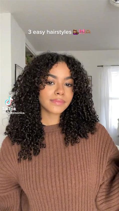 Super Cute Curly Hairstyles Simple Medium Curly Hair Styles Cute