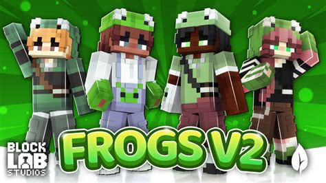 Frogs V2 By Blocklab Studios Minecraft Skin Pack Minecraft Bedrock