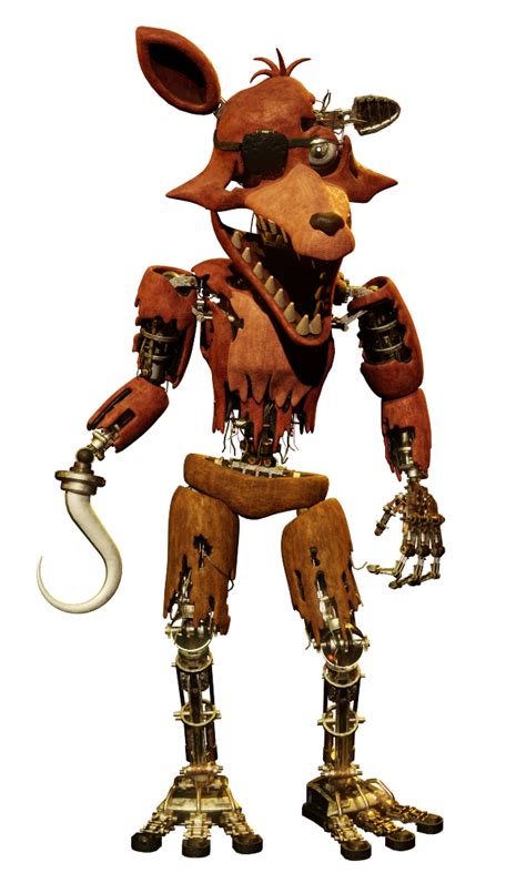 New Model Of Withered Foxy By E74444444444 On Deviantart