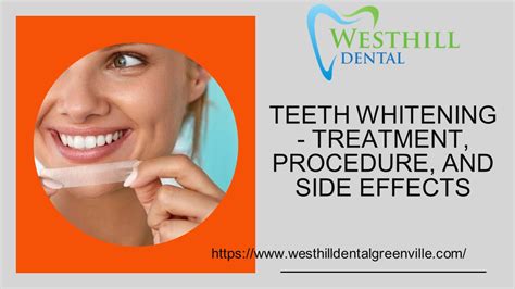 Ppt Teeth Whitening Treatment Procedure And Side Effects